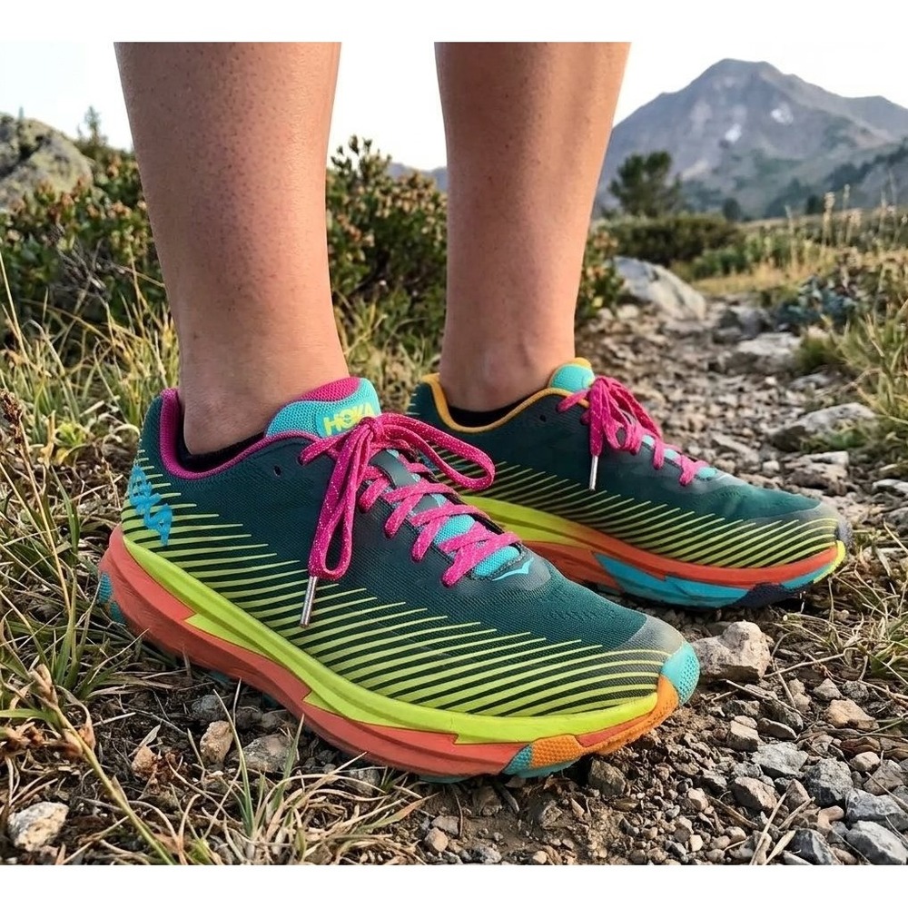 Hoka x Cotopaxi Torrent 2 Sneakers M 11.5 W 12.5 Colorful Running Shoes